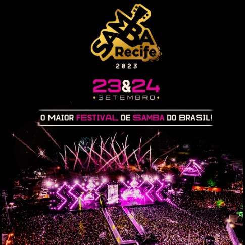 SAMBA RECIFE 2023; Shows e Festas; RecifeIngressos